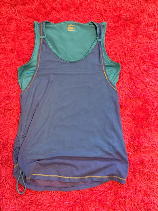 Puma Tops - Puma Blue & Teal Athletic Tank Top